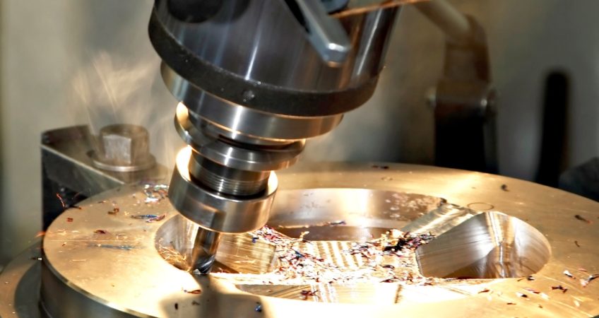 CNC Machining Dubai: CNC milling machine in operation