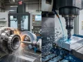 Compare CNC grinding and milling