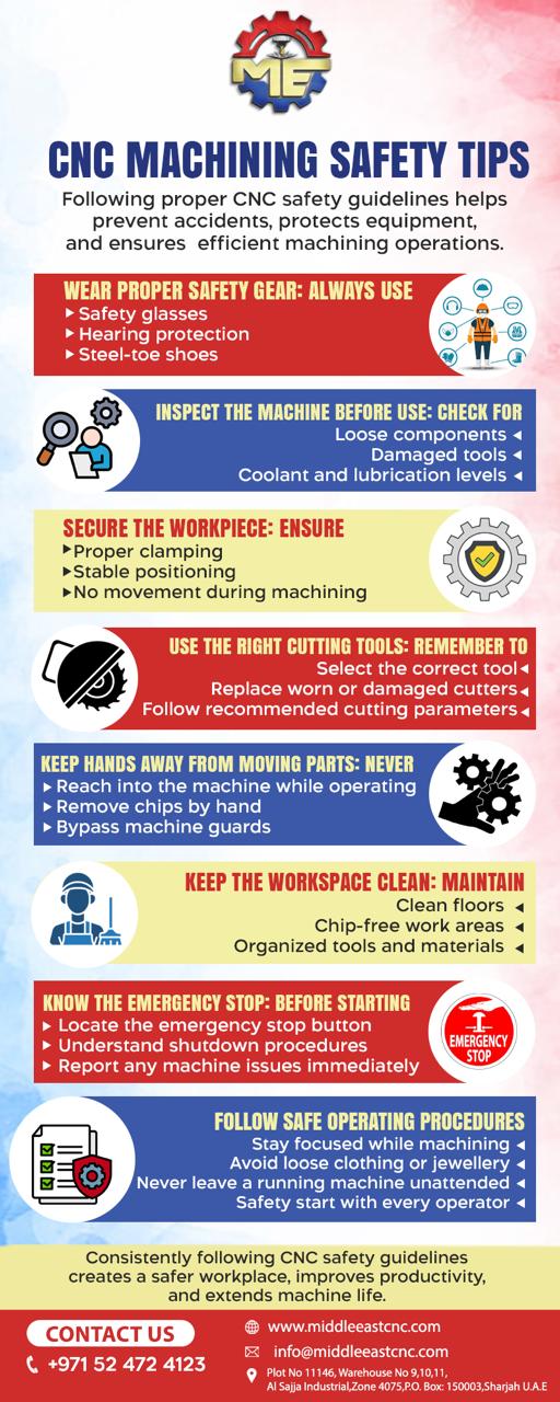 CNC Machining Safety Tips 